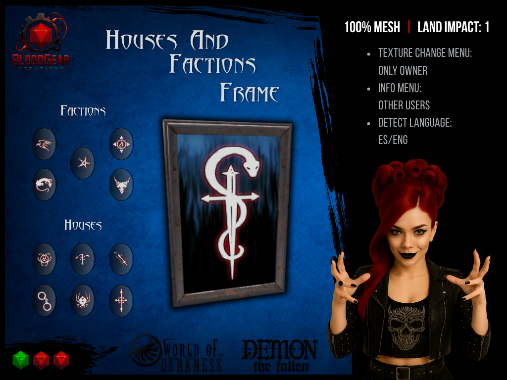 Houses And Factions Frame