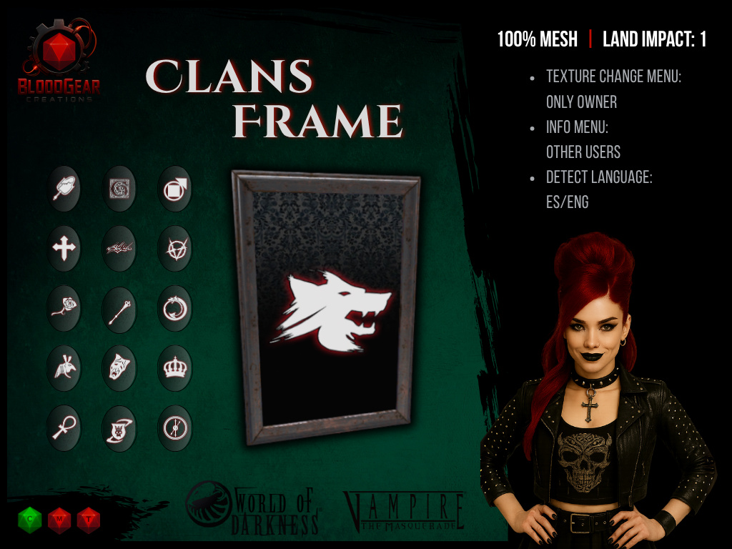 VTM: Clans Frame